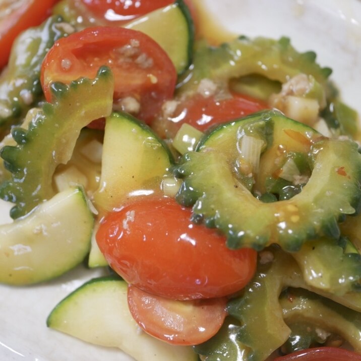 夏野菜の麻婆炒め